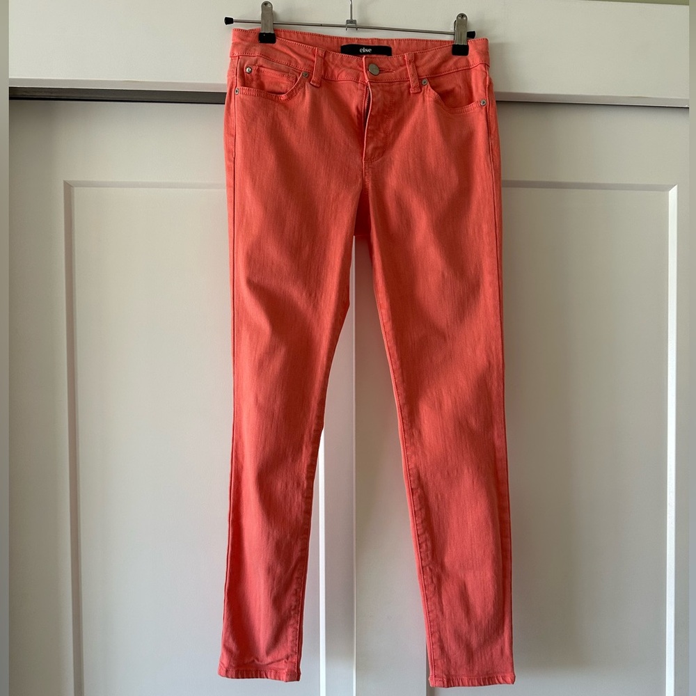 Else Pink Skinny Jeans Vibrant Stretchy Fit